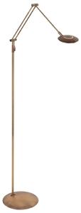 Steinhauer Λάμπα δαπέδου LED Zenith2, 1 φωτιστικό, χάλκινο, CCT, τηλεχειριστήριο, ρυθμιζόμενος, Μπρούτζινο / Αντικέ ορείχαλκου, Σαλόνι / τραπεζαρία, Μέταλλο, σύγχρονο
