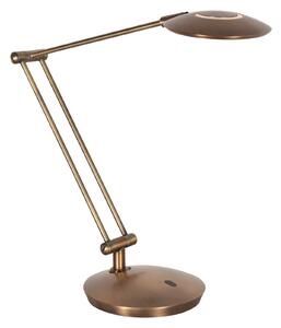 Steinhauer Λάμπα γραφείου LED Zenith 2, χάλκινη, CCT, τηλεχειριστήριο, ρυθμιζόμενος, Μπρούτζινο / Αντικέ ορείχαλκου, Μελέτη / Γραφείο, Μέταλλο, σύγχρονο