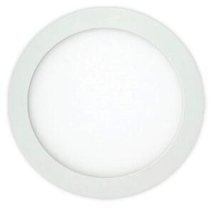 Eurolamp 6W LED Slim Panel Χωνευτό Φ120 120° Λευκό Eurolamp Θερμό Λευκό 3000K - 145-68608