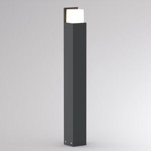 Molto Luce Φωτιστικό δρόμου LED FYNN-C, ύψος 85 cm, ανθρακί, CCT IP65 on/off, Μαύρο, Αλουμίνιο, σύγχρονο