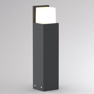 Molto Luce Φωτιστικό δρόμου LED FYNN-C, ύψος 45 cm, ανθρακί, CCT IP65 on/off, Μαύρο, Αλουμίνιο, σύγχρονο, Εξωτερικό βάθρο