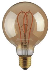 Eurolamp ΛΑΜΠΑ LED G125 FILAMENT "DECOR" 5W E27 2000K 220-240V DIMMABLE GOLD - 147-78703