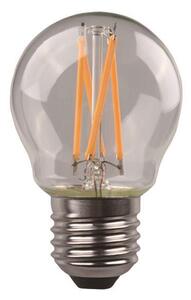 Eurolamp ΛΑΜΠΑ LED ΣΦΑΙΡΙΚΗ CROSSED FILAMENT 6.5W E27 220-240V DIMMABLE CLEAR ΘΕΡΜΟ ΛΕΥΚΟ 3000K - Eurolamp - 147-78282