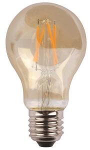 Eurolamp ΛΑΜΠΑ ΚΟΙΝΗ LED CROSSED FILAMENT 7W E27 2400K 220-240V GOLD GLASS DIMMABLE EUROLAMP - 147-78760