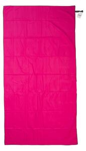 Πετσέτα Microfiber (80x160) Dimcol Quick Dry Fuchsia-Dark Grey