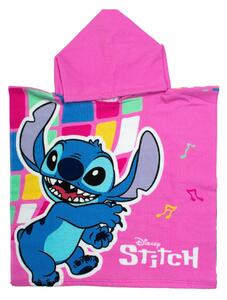 Παιδικό Πόντσο (50x100) Dimcol Lilo & Stitch 275 Pink