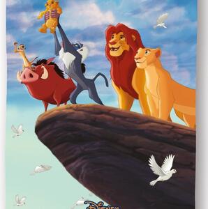 Παιδική Πετσέτα Θαλάσσης Microfiber (70x140) Dimcol Lion King 101 Sky Blue
