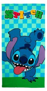 Παιδική Πετσέτα Θαλάσσης Microfiber (70x140) Dimcol Lilo & Stitch 186 Aqua-Sky Blue