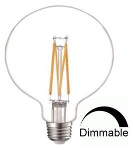 Universe LED Λάμπα Filament G125 12W Θερμό E27 Dimmable Universe - 1-U012751