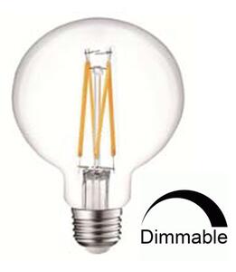 Universe LED Λάμπα Filament G95 8W Θερμό E27 Dimmable Universe - 1-U012744