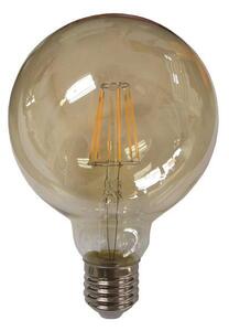 Eurolamp ΛΑΜΠΑ LED ΓΛΟΜΠΟΣ G95 FILAMENT 8W Ε27 2400K 220-240V GOLD GLASS DIMMABLE - 147-78770