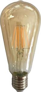 Eurolamp ΛΑΜΠΑ LED ST64 FILAMENT 10W E27 2500K 220-240V GOLD DIMMABLE - 147-80930