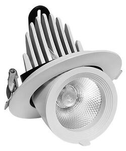 Eurolamp ΣΠΟΤ ΧΩΝΕΥΤΟ ΚΙΝΗΤΗ ΒΑΣΗ 20W Φ110 3CCT ΛΕΥΚΟ EUROLAMP - 145-65022