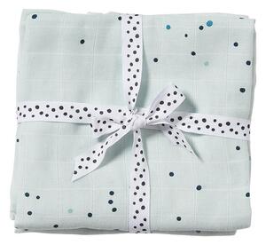 Μουσελίνες/Πάνες Αγκαλιάς (Σετ 2τμχ) Done By Deer Dreamy Dots Blue BR74369