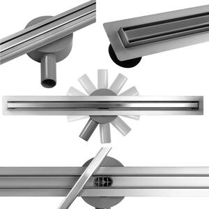 Γραμμική αποστράγγιση CALANI ECO360 SLIM CHROME DRAIN 60