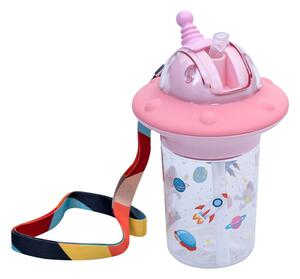 Παγούρι 450ml Με Καλαμάκι Estia Astro Pink 01-10850