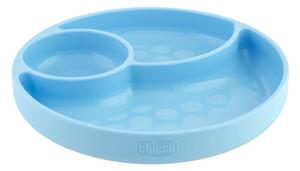 Πιάτο Σιλικόνης Με Χωρίσματα Chicco F05-10216-20 Σιέλ