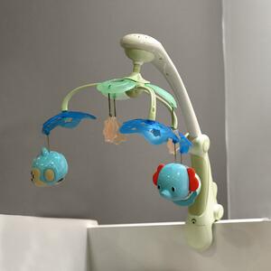 Μουσικό Μόμπιλε Με Προτζέκτορα Bebe Stars Green 853-181