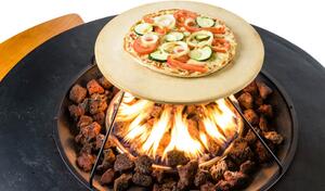 Πέτρα Ψησίματος Πίτσας Pizza Stone Για Fire Pit - HAPPY COCOONING