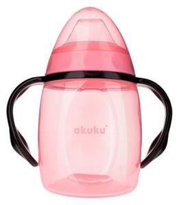 Ποτήρι Εκπαιδευτικό 280ml Akuku A0429 Ροζ