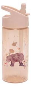 Παγούρι 380ml Με Καλαμάκι Petit Monkey White Stars