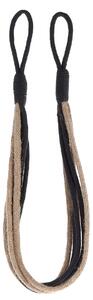 Δέστρα Κουρτίνας L-N Queen Black/Linen 216295
