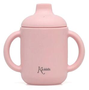 Ποτήρι Εκπαιδευτικό Σιλικόνης 120ml Kiokids Ροζ 3543
