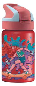 Παγούρι - Θερμός 350ml Με Καλαμάκι Laken Skate