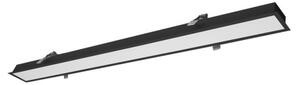 Γραμμικό Φωτιστικό Χωνευτό Viokef Station Ultra 3911-04086-3-B-D1 L860 3000K Dimmable Μαύρο Ματ