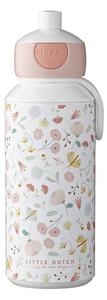 Παγούρι 400ml Με Καλαμάκι Little Dutch Flowers & Butterflies MEP107410065243