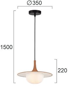 Φωτιστικό Κρεμαστό Viokef Fred 4312601 Καφετί