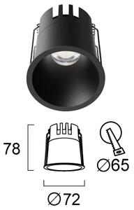 Φωτιστικό Σποτ Viokef Dylan 4311201 2700K-6500K Μαύρο Ματ
