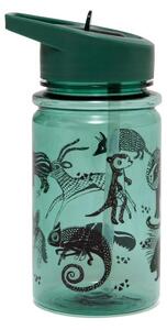 Παγούρι 400ml Με Καλαμάκι Petit Monkey Black Animals PTM-DB25
