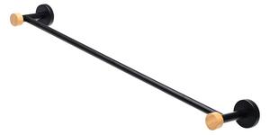 Κρεμάστρα Μπάνιου Για Πετσέτες (65.4x9x5.2) Estia Bamboo Essentials Black 02-14803