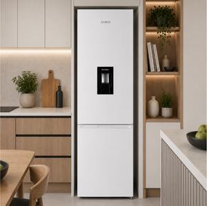 Ψυγειοκαταψύκτης Samus SCW517NFIDE Full No Frost, με Βρυσάκι Νερού, Συνολική Χωρητικότητα 324L, Ενεργειακή Κλάση E και Ύψος 201cm - White