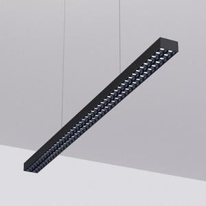 Arcchio LED κρεμαστό φωτιστικό γραφείου Jolinda, μαύρο, 118cm, πάνω/κάτω, Μαύρο, Μελέτη / Γραφείο, Μέταλλο, σύγχρονο