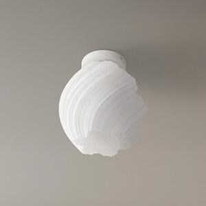 Lindby Φωτιστικό οροφής Nuvia, ύψος 32 cm, λευκό, εκτύπωση 3D, ρυθμιζόμενος, Λευκό, Σαλόνι / τραπεζαρία, Πλαστικό, σύγχρονο