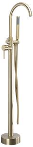 Βρύση μπανιέρας Rea Lungo brush gold