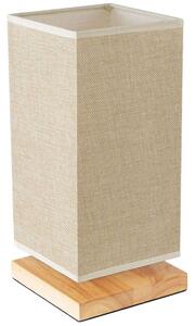 Φωτιστικό Επιτραπέζιο Aruba 02041 15x15x30cm 1xE27 Beige GloboStar