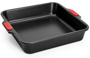 Ταψί Αντικολλητικό Ορθογώνιο Let's Bake! WB09 28x28x5cm Black-Red Woll