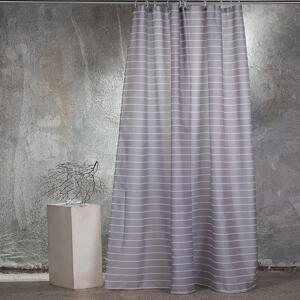 ΚΟΥΡΤΙΝΑ ΜΠΑΝΙΟΥ 180X180 STRIPE GREY - MELINEN