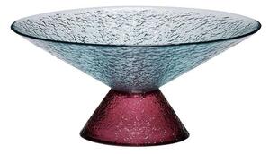 Hübsch - Bonbon Glass Bowl Large Μπλε/Κόκκινο Hübsch