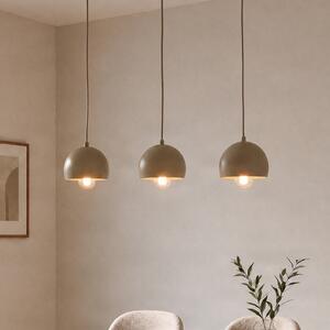 Luminex Κρεμαστό φωτιστικό Sool, μπεζ, μήκος 65 cm, 3 λάμπες, μέταλλο, E27, ρυθμιζόμενος, Μπεζ, Σαλόνι / τραπεζαρία, Μέταλλο