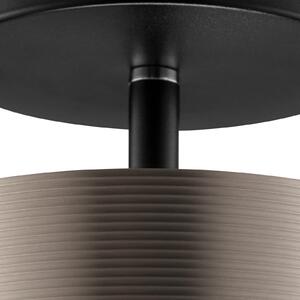 Brilliant Φωτιστικό οροφής LED Axion, μαύρο/καφέ, Ø 15 cm, Memory, CCT, ρυθμιζόμενος, Καφέ / Σκουριάς, Σαλόνι / τραπεζαρία, Πλαστικό, σύγχρονο