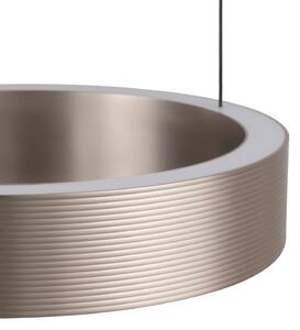 Brilliant Κρεμαστό φωτιστικό LED Axion, μαύρο/καφέ, μήκος 32 cm, CCT, ρυθμιζόμενος, Μαύρο, Σαλόνι / τραπεζαρία, Μέταλλο, σύγχρονο