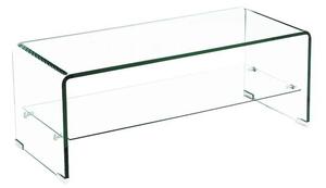 Τραπεζάκι σαλονιού γυαλί Glasser Clear 100x50x43cm