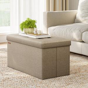 Ταμπουρέ Με Αποθηκευτικό Χώρο (76x38x38) Songmics LSF047K51