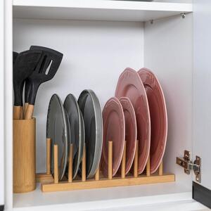 Πιατοθήκη Ντουλαπιού (34x12.2x14.1) Estia Bamboo Essentials 01-17279