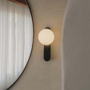 LEDS-C4 Φωτιστικό τοίχου LED Perlina, μαύρο, ατσάλι