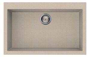 Elleci Quadra 130 Ένθετος Νεροχύτης κουζίνας Avena 51 79x50cm